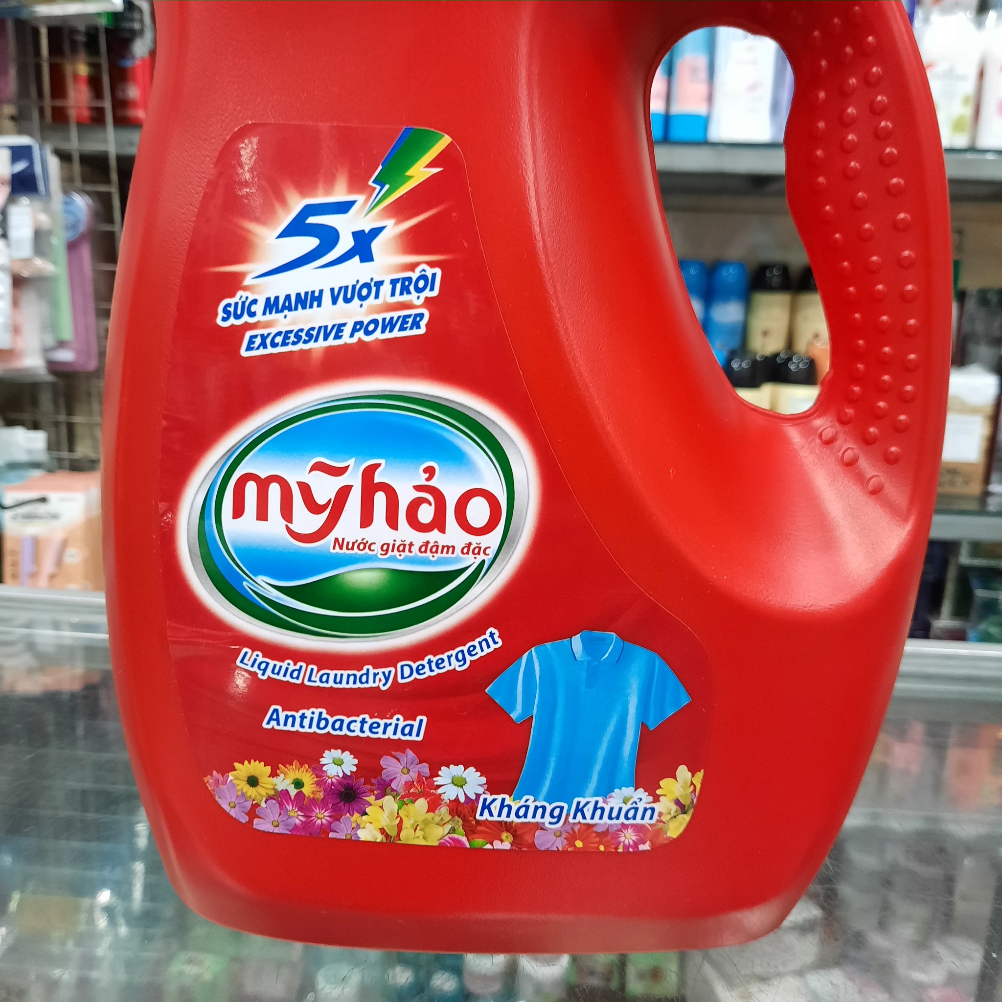 Nước Giặt Đậm Đặc Mỹ Hảo 5X - Diệt Khuẩn (Chai 3.5kg)
