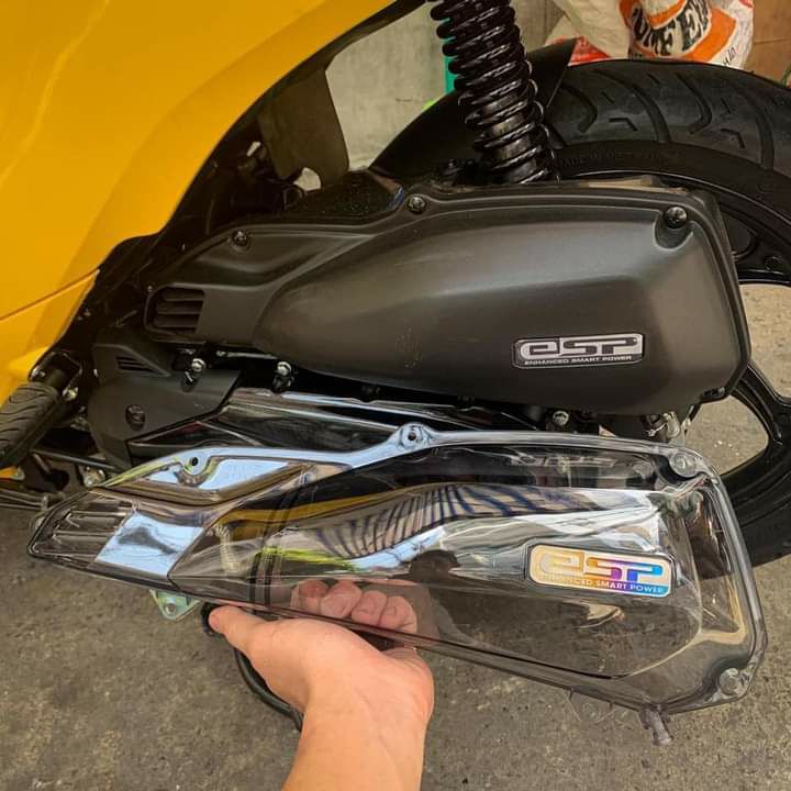 [HCM]combo pô e khói tem titan và 8 ốc gr5 cho VISION