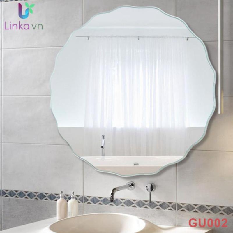 Gương phòng tắm trang trí treo tường cao cấp GU002 – Đường viền độc đáo