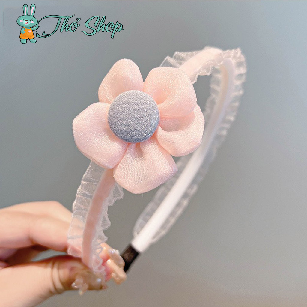 Bờm tóc,băng đô,xược tóc đính ngọc,đính phụ kiện nơ hoa cho bé sang chảnh dễ thương