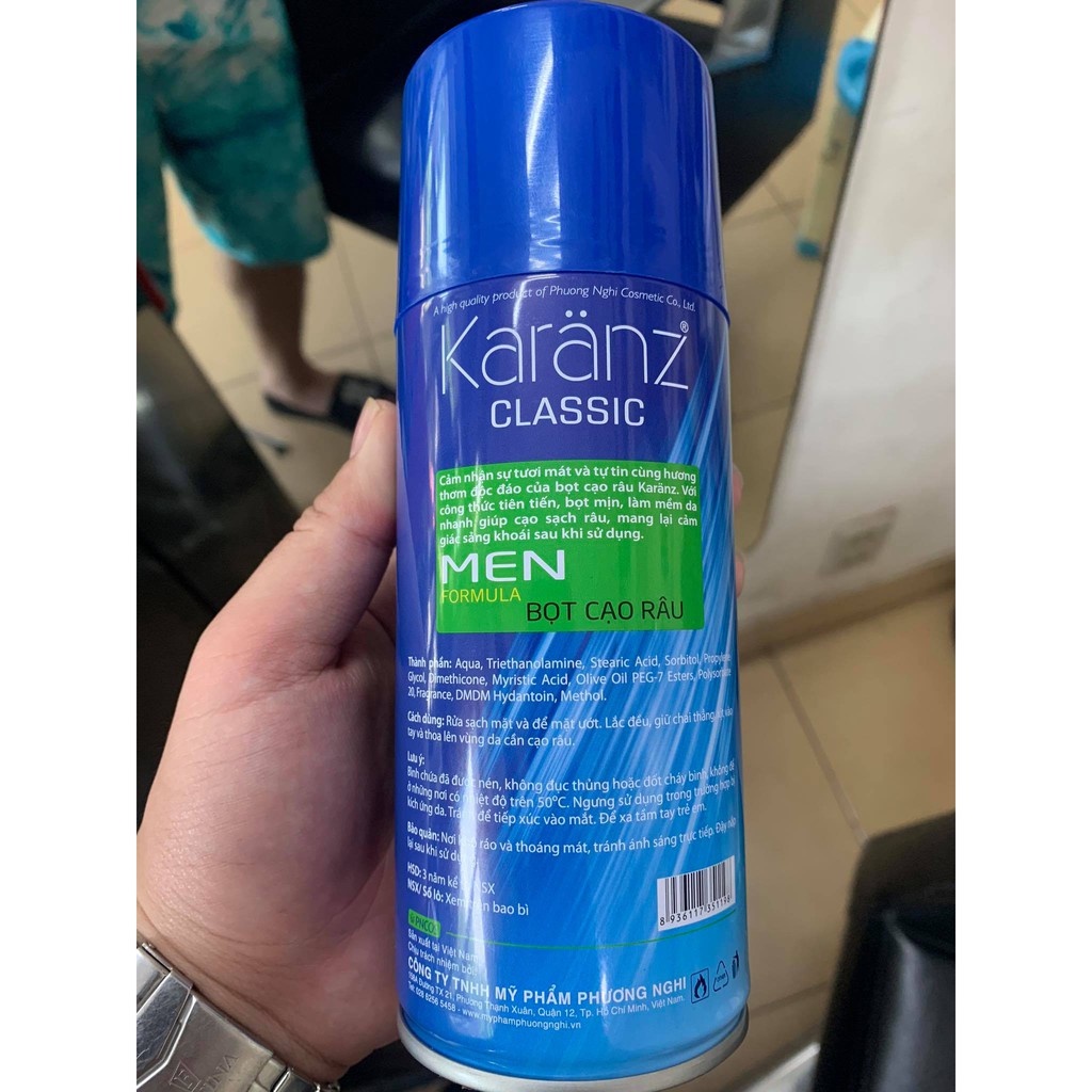 Bọt cạo râu Karanz 300g