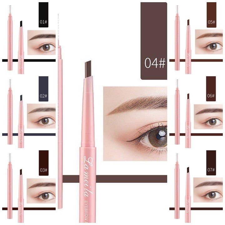 Chì Kẻ Mày 2 Đầu - Hộp Hồng