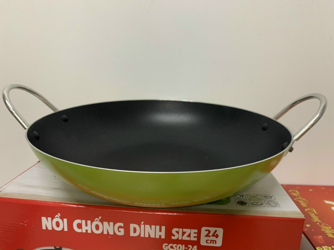 [HCM]CHẢO SÂU LÒNG Green Cook 30cm