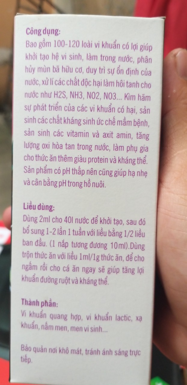 JLAB Vi Khuẩn Quang Hợp dành cho hồ cá cảnh, thủy sinh, chai 250ML