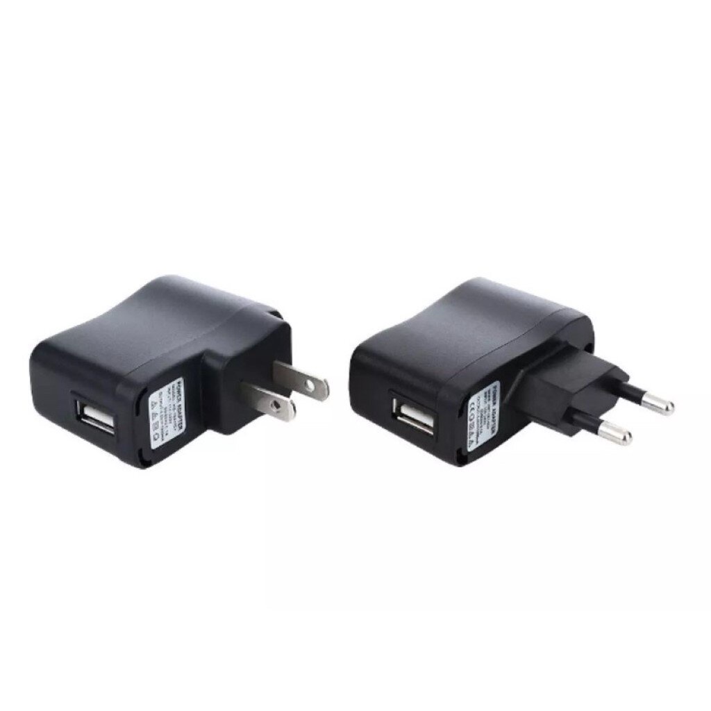 Cóc Sạc Đen Có Led