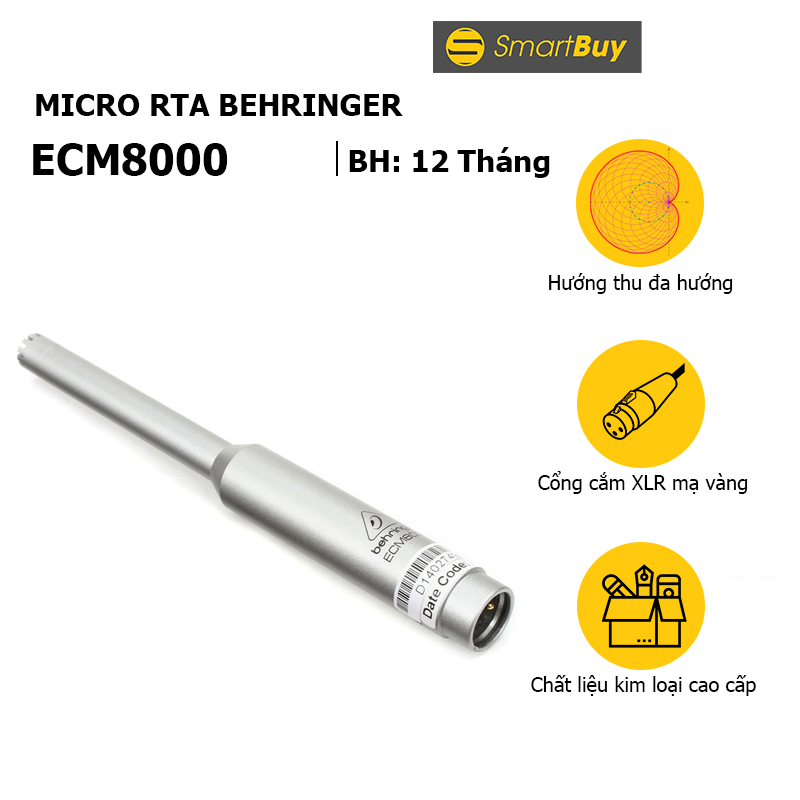 Micro RTA Behringer ECM8000 - Hàng chính hãng