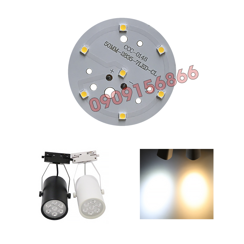 Led vỉ tròn 7W 2835 ( chạy qua chấn lưu) , thay cho đèn led rọi