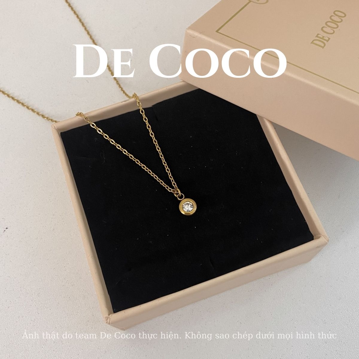 KHÔNG ĐEN GỈ - Vòng cổ, dây chuyền nữ Blink De Coco
