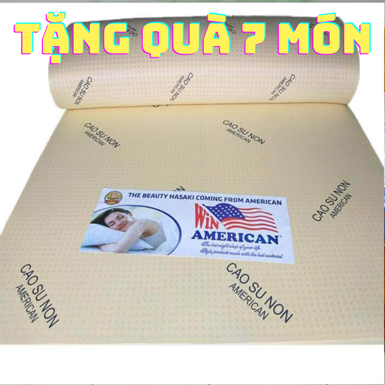NỆM 1m x 15cm x 2m cao su non american