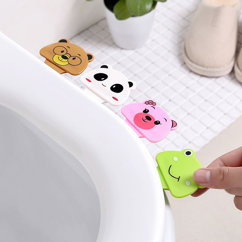 Miếng nhựa lật nắp bồn cầu, phụ kiện bồn cầu, đồ dùng gia đình, miếng dán bồn cầu ( Họa tiết giao ngẫu nhiên ), HuyLinh