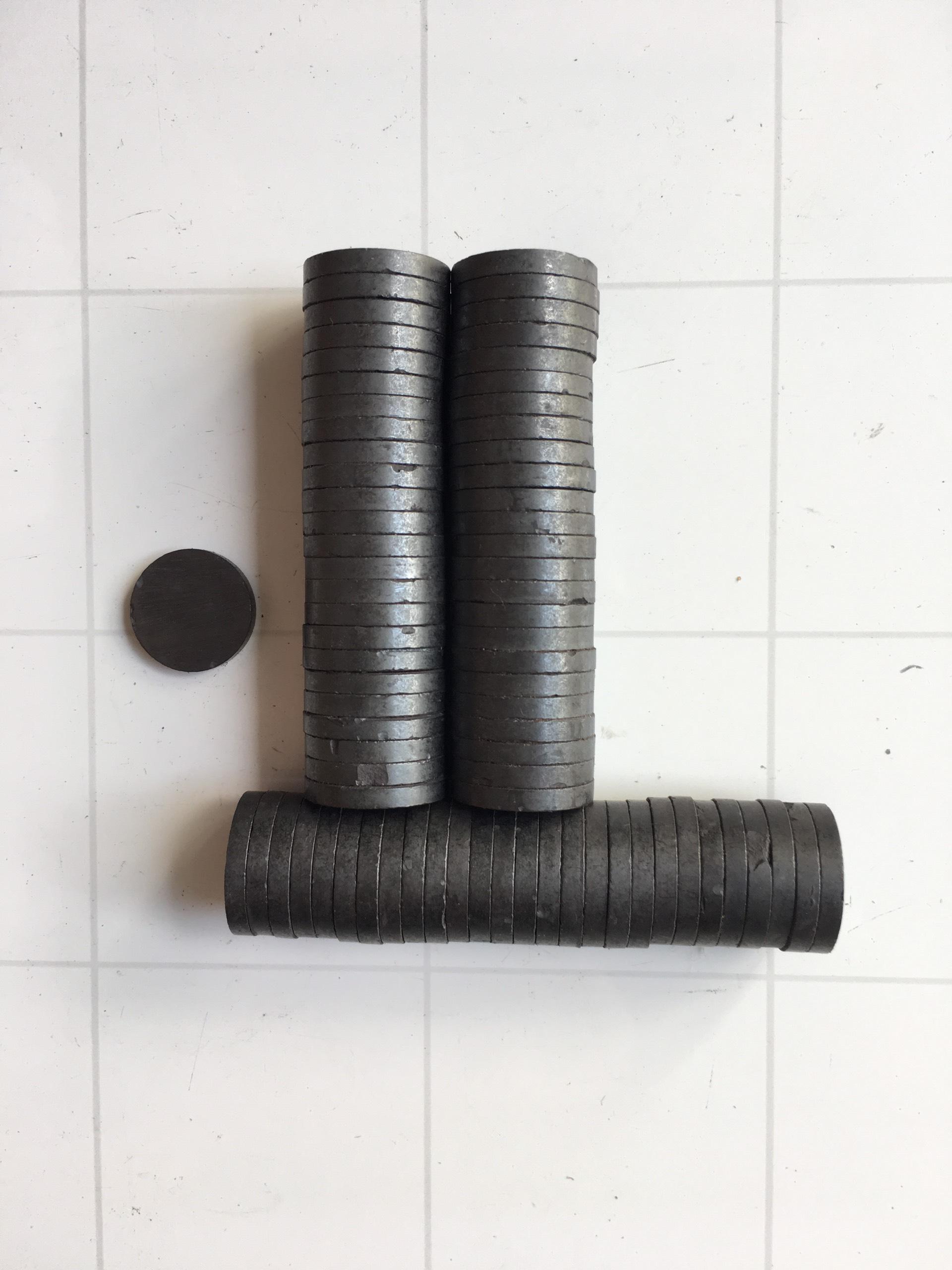 [HCM]20x3 mm Nam châm Ferrite nam châm đen
