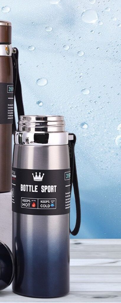 Bình Giữ Nhiệt Bottle Sport Inox 316, Giữ Nóng Lạnh Tốt Lên Đến 24h (1000ml), Có Tấm Lọc, Bình Giữ Nhiệt Giá Rẻ