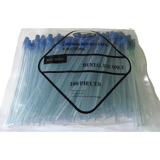 Ống hút nước bọt trong Việt Nam dùng trong nha khoa (Gói 100 cái)