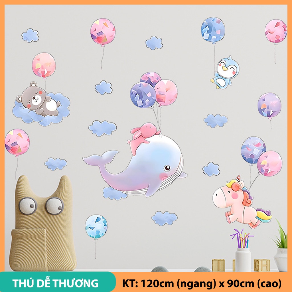 Decan dán tường cho bé, tranh dán tường phòng ngủ cho bé C15