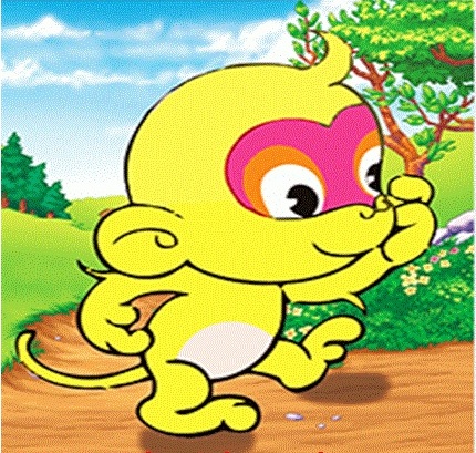 Tranh Đính Đá CON KHỈ (ĐÁ ABC CAO CẤP). Kích Thước: 30cm x 36cm