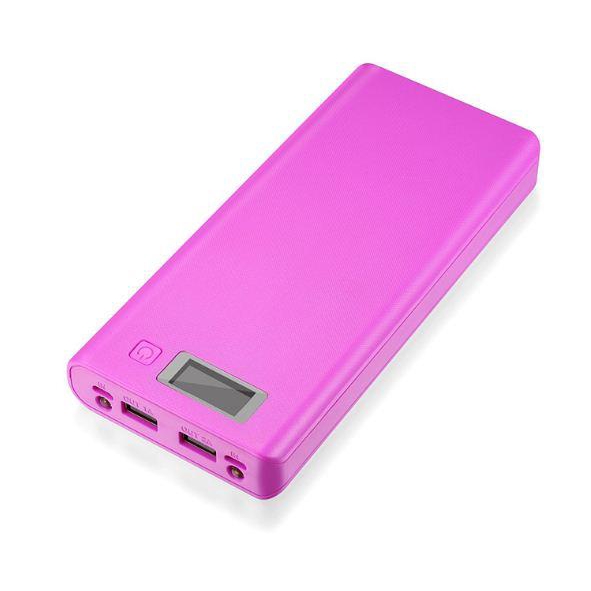 Box sạc dự phòng 8 khe pin dùng pin 18650 (Xanh Dương, chưa pin)