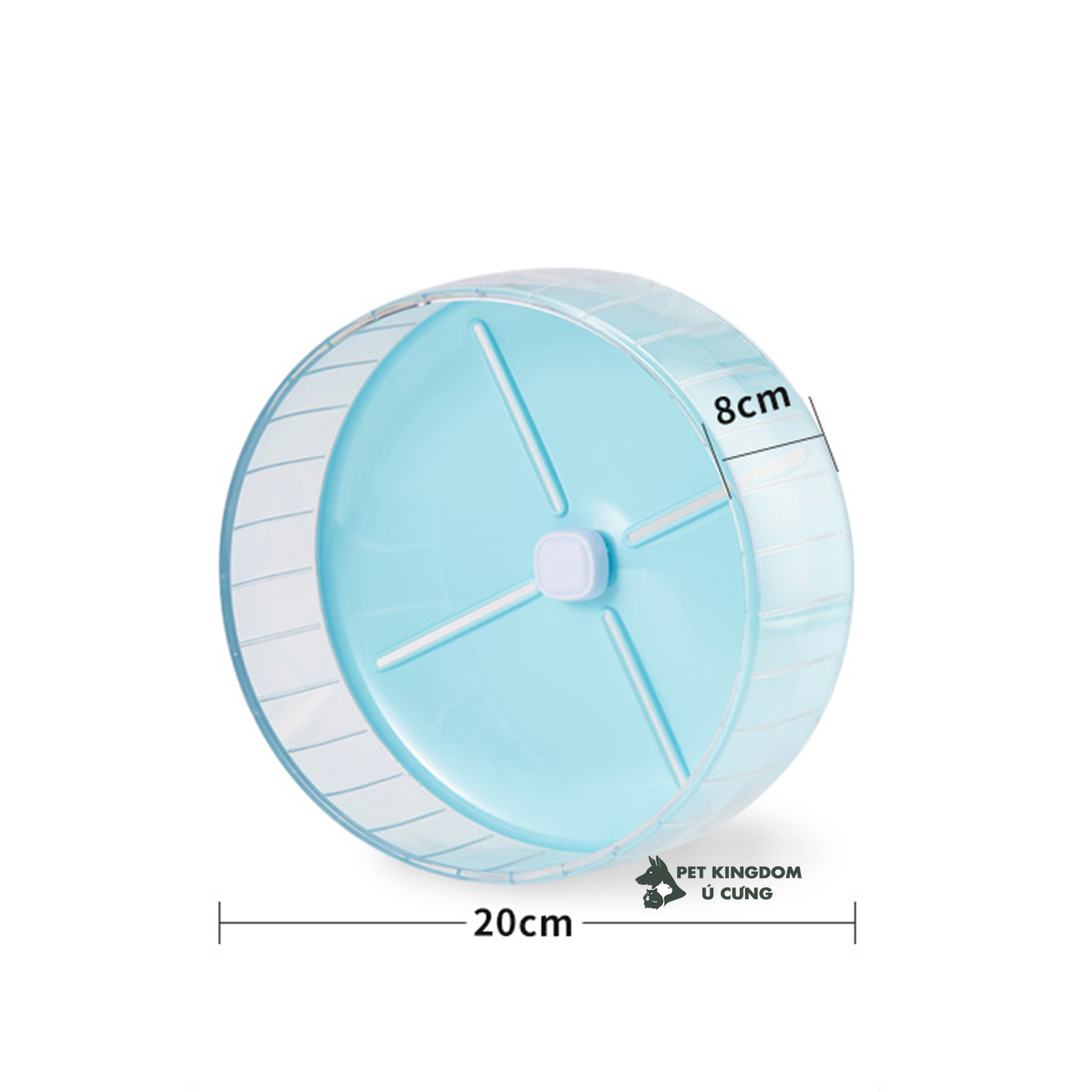 Wheel 20cm Silent Cho Hamster, Nhím, Sóc