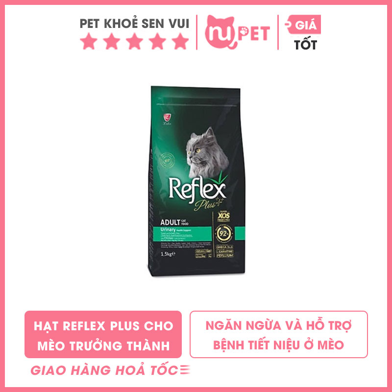 Thức ăn hạt cho mèo trưởng thành Reflex Plus 1.5kg
