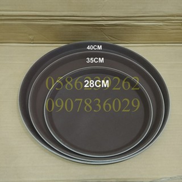 Khay tròn phục vụ chống trượt 35cm