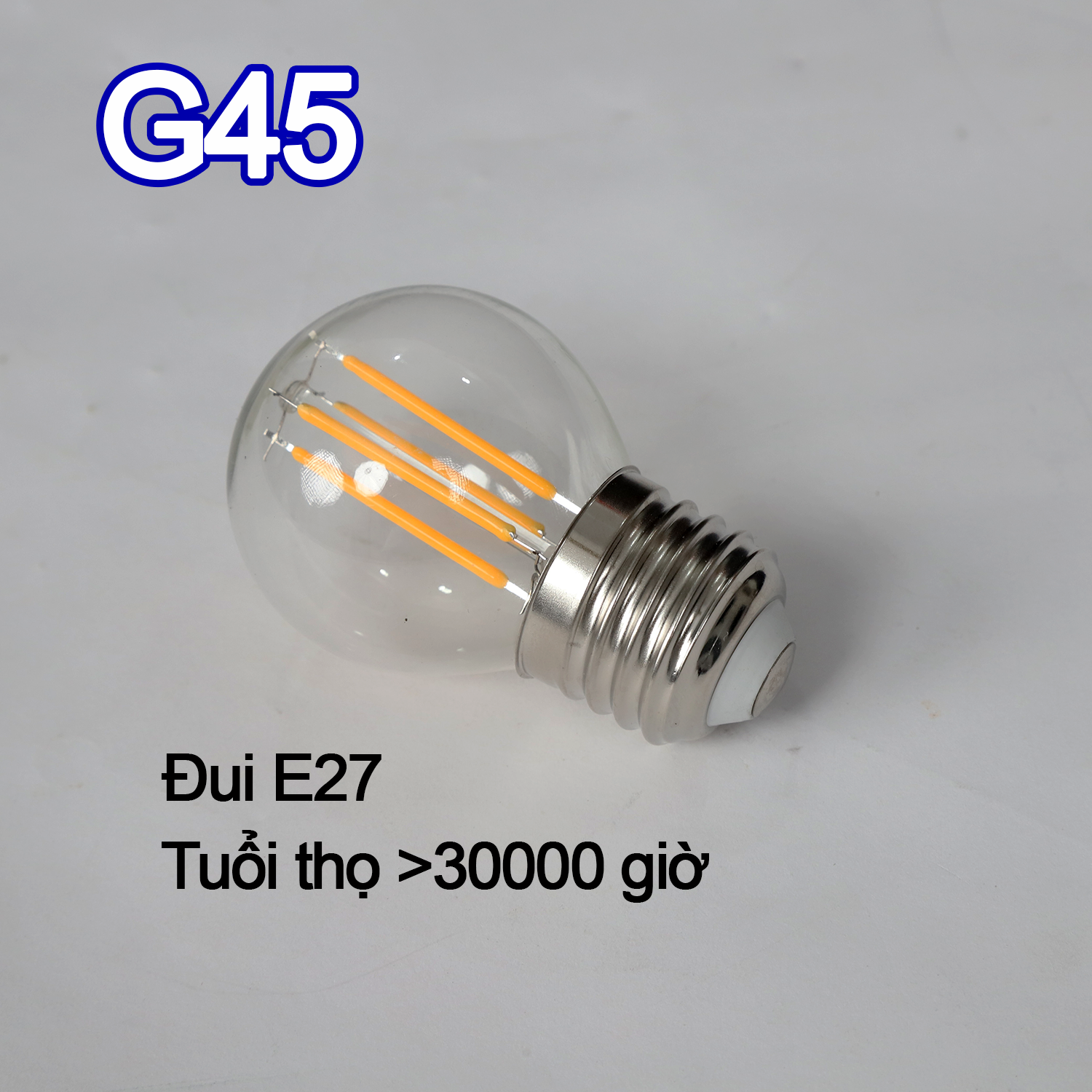 Bóng đèn LED 4W Edison ST64 C35 G45 3000K E27