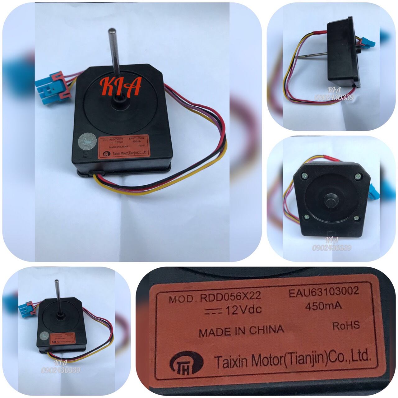 [HCM]Motor quạt đúc DC dùng cho tủ lạnh .LG 4 dây