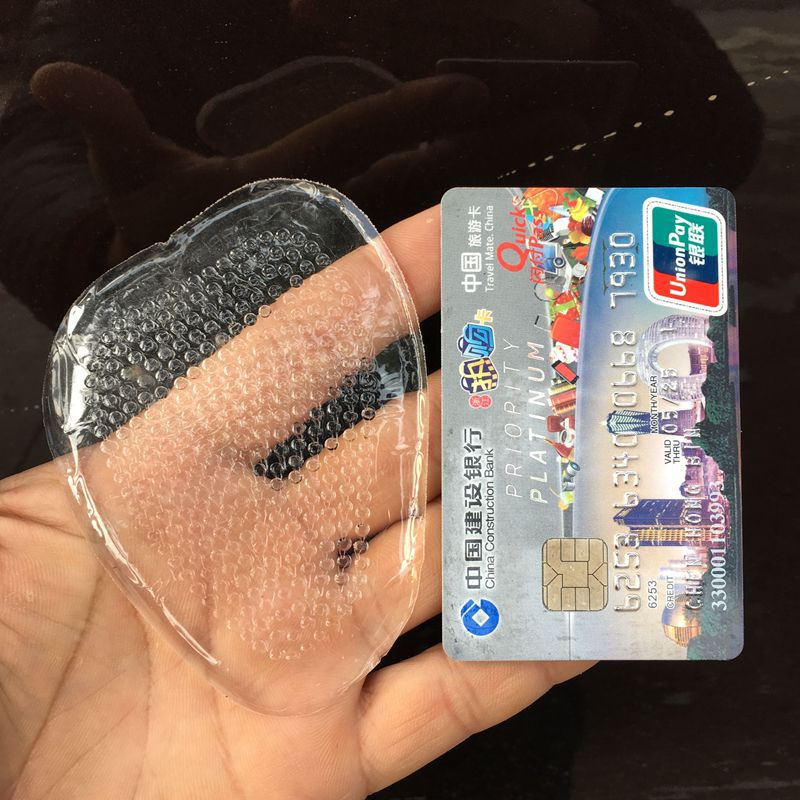 Miếng lót mũi giày êm chân silicon trong suốt (1 cặp)