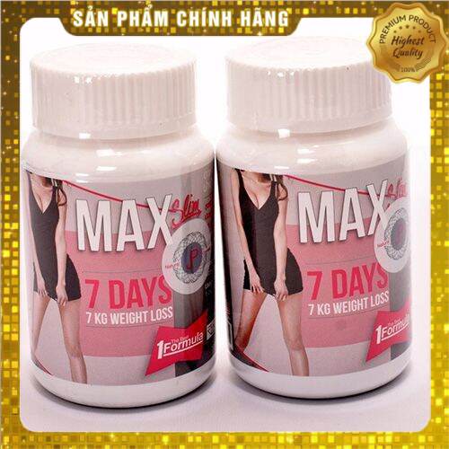 Hộp 30 Viên Khử Mỡ Giảm Cân MAX 7 DAY Thái Lan Dành Cho Cơ Địa Khó , Khử Mỡ Hiệu Quả