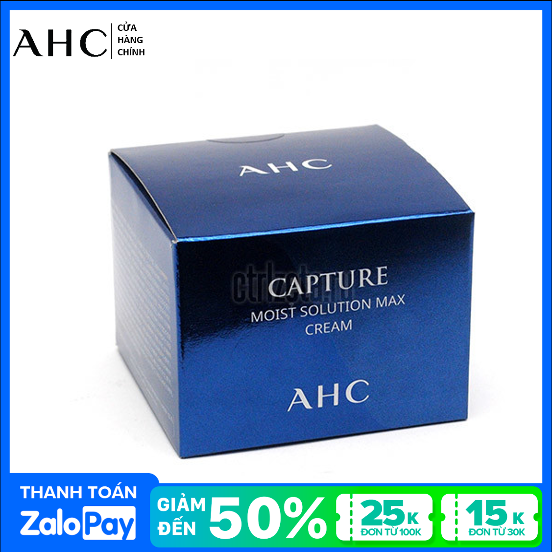 [HCM]Kem dưỡng ẩm AHC Capture Solution Prime Moist Cream 50ml