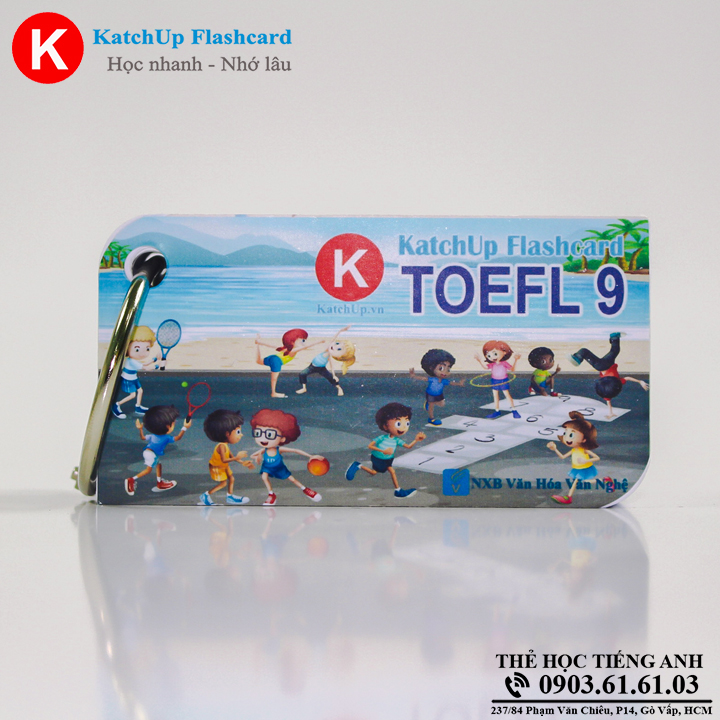 [HCM] Bộ Flashcard Tiếng Anh TOEFL B – 3 loại giấy