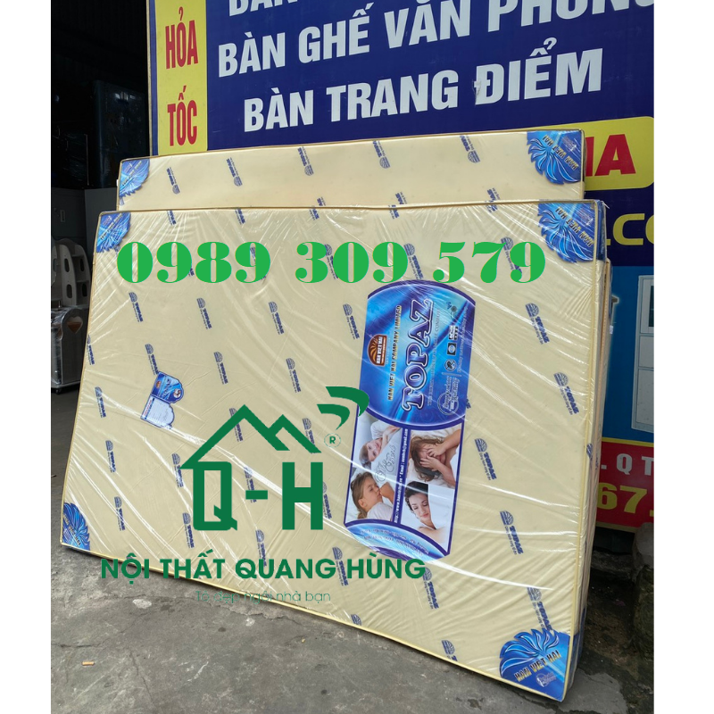 Nệm cao su non Topaz cao cấp freeship hcm