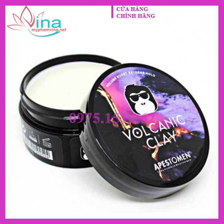 ( Loại Xịn ) SÁP VUỐT TÓC APESTOMEN VOLCANIC CLAY 80ML