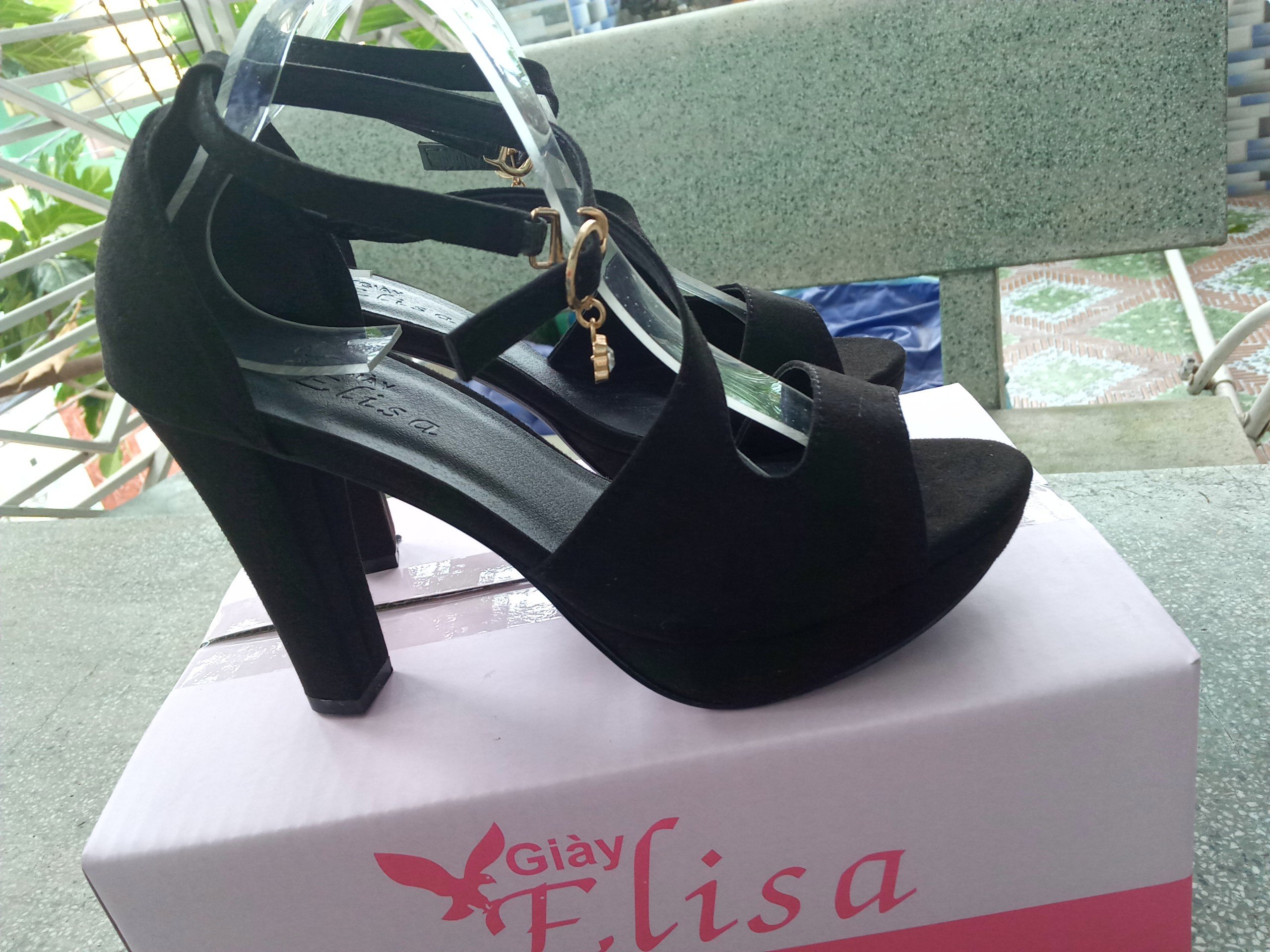 [HCM]G1370 - GIÀY ELISA CAO GÓT THƯỚT THA ( 10 phân )