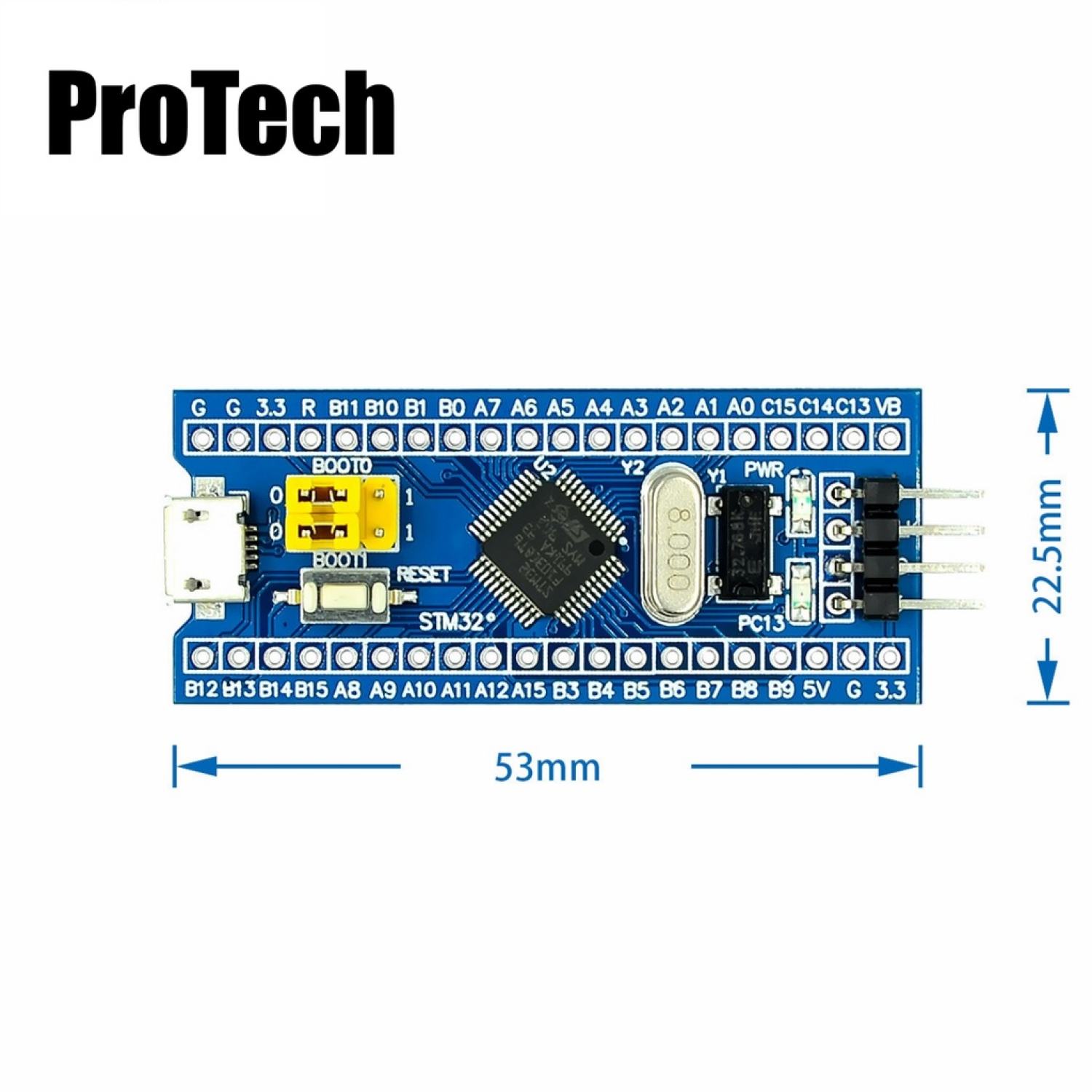 Kit STM32 (STM32F103C8T6) chip nội địa Trυng, Mạch nạp ST LINK V2 mini