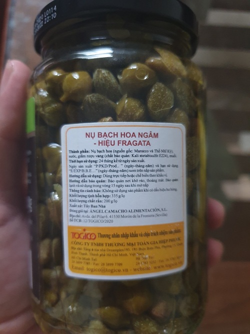 NỤ BẠCH HOA NGÂM FRAGATA 335G