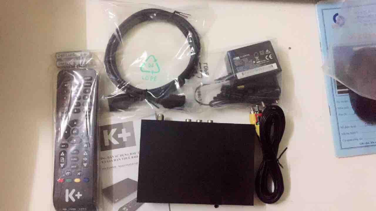 [HCM]Đầu thu K+ HD mới (Tặng thẻ giãi mã K+) Chính Hãng