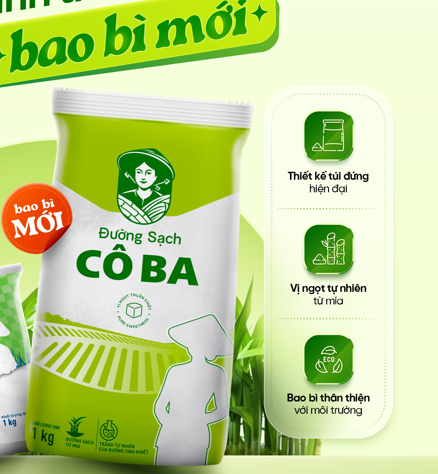 Đường Cát Sạch Cô Ba Biên Hòa 1kg