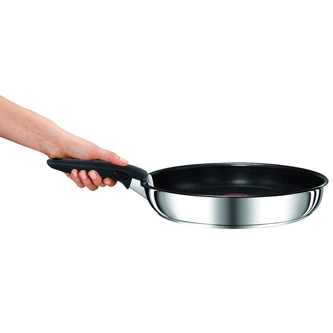 Bộ 2 Chảo Chung Tay Cầm Tefal Ingenio Preference, 22cm+26cm