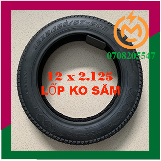 Vỏ xe đạp điện không ruột 12x2.125 - lốp không săm xe điện 12 x 2.125 thay thế cho xe theli, lihaze...