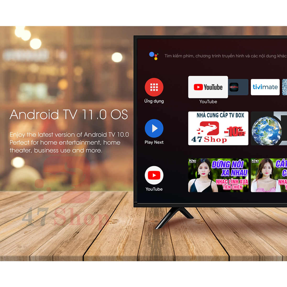 Android TV Box Mecool KM2 Plus - Netflix, AndroidTV 11 CE, Bộ nhớ trong 16GB