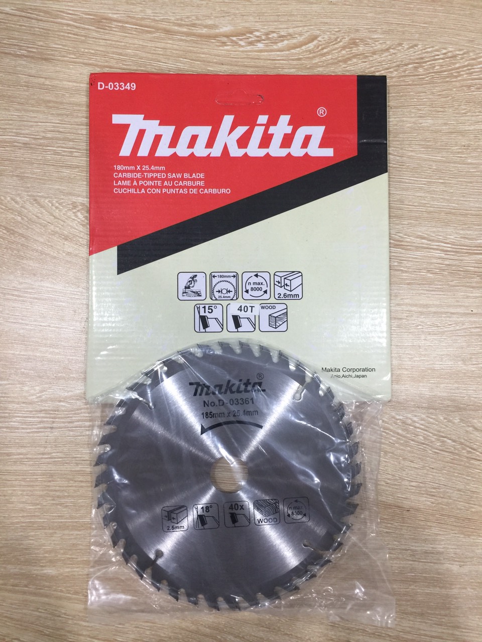 Lưỡi cắt gỗ Makita D180mm