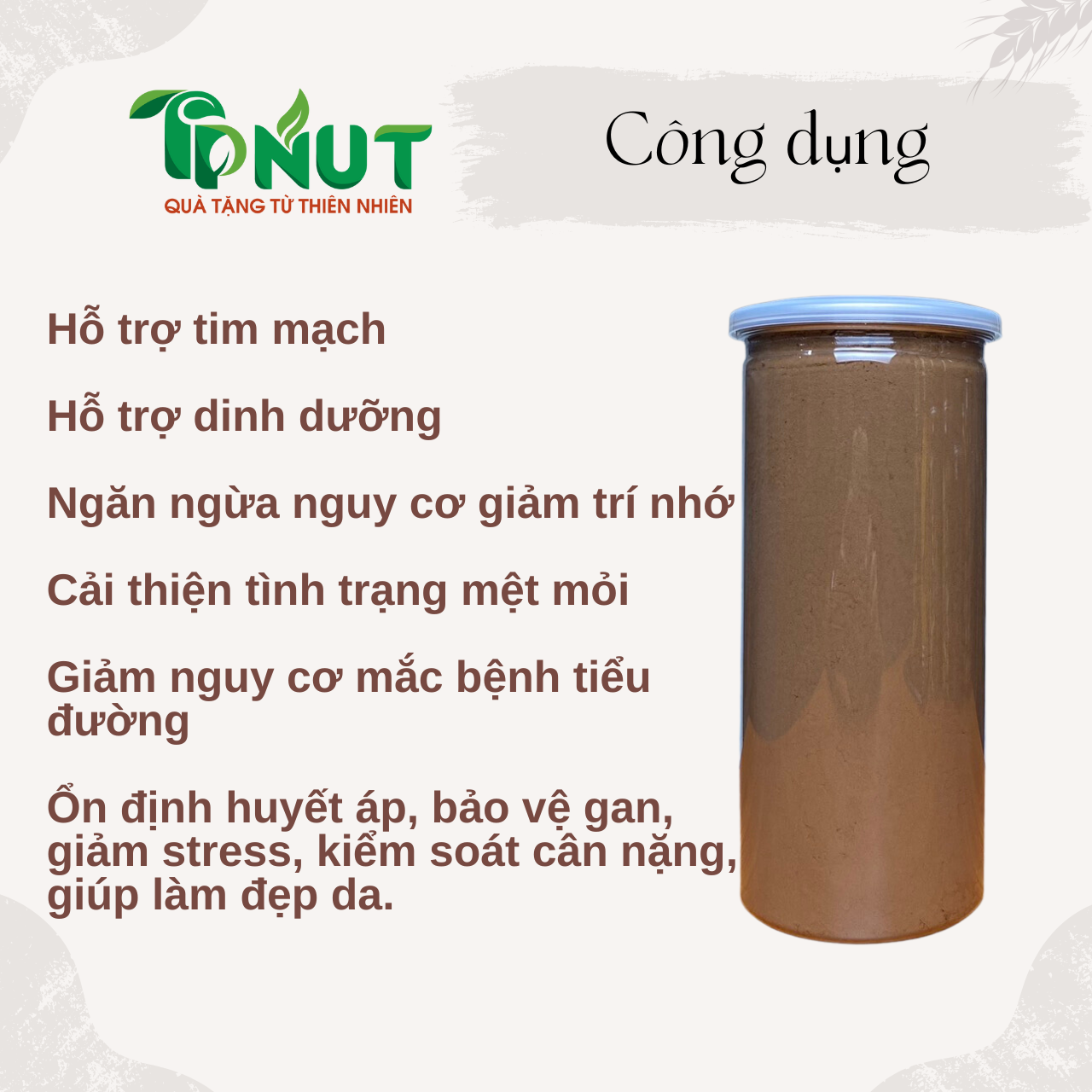500g Bột cacao nguyên chất ĐăcLăk
