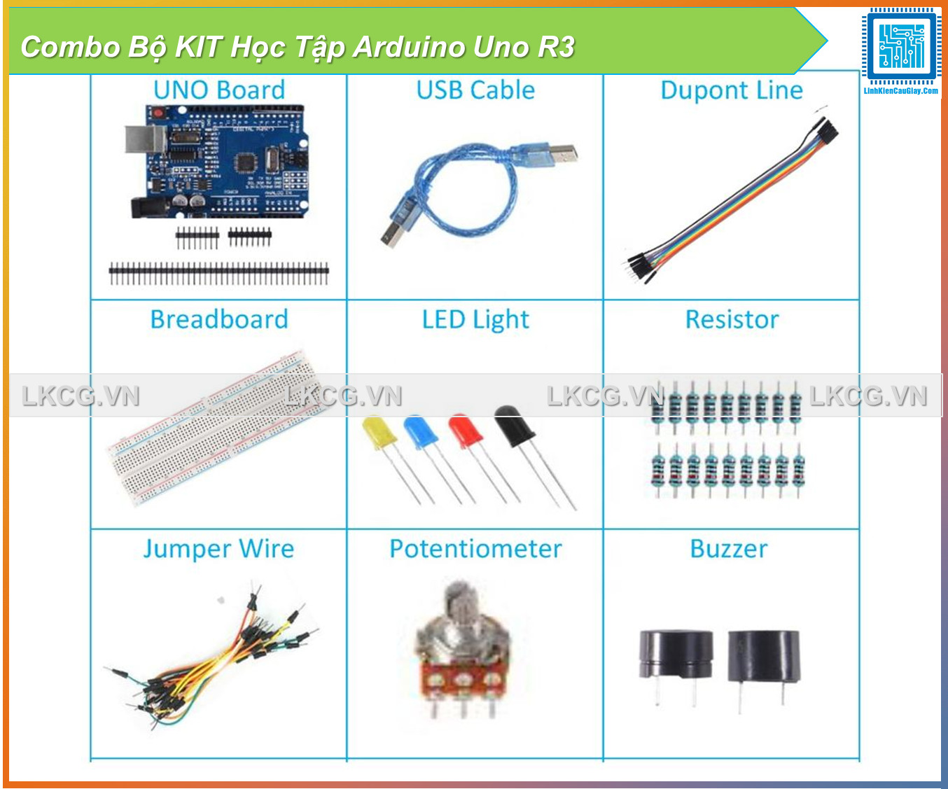 [Rẻ vô địch] Combo Bộ KIT Học Tập Arduino Uno R3