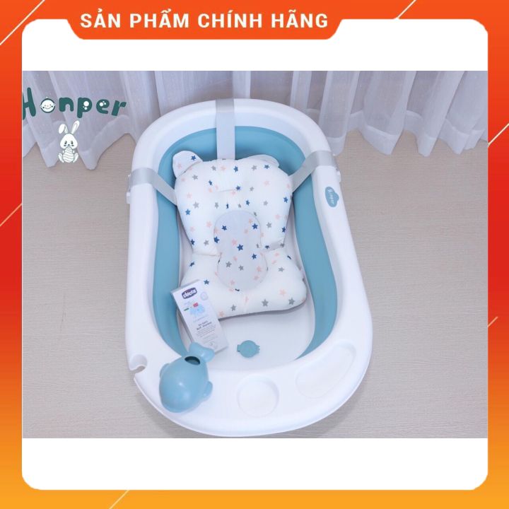 chậu tắm gấp gọn kèm phao holla
