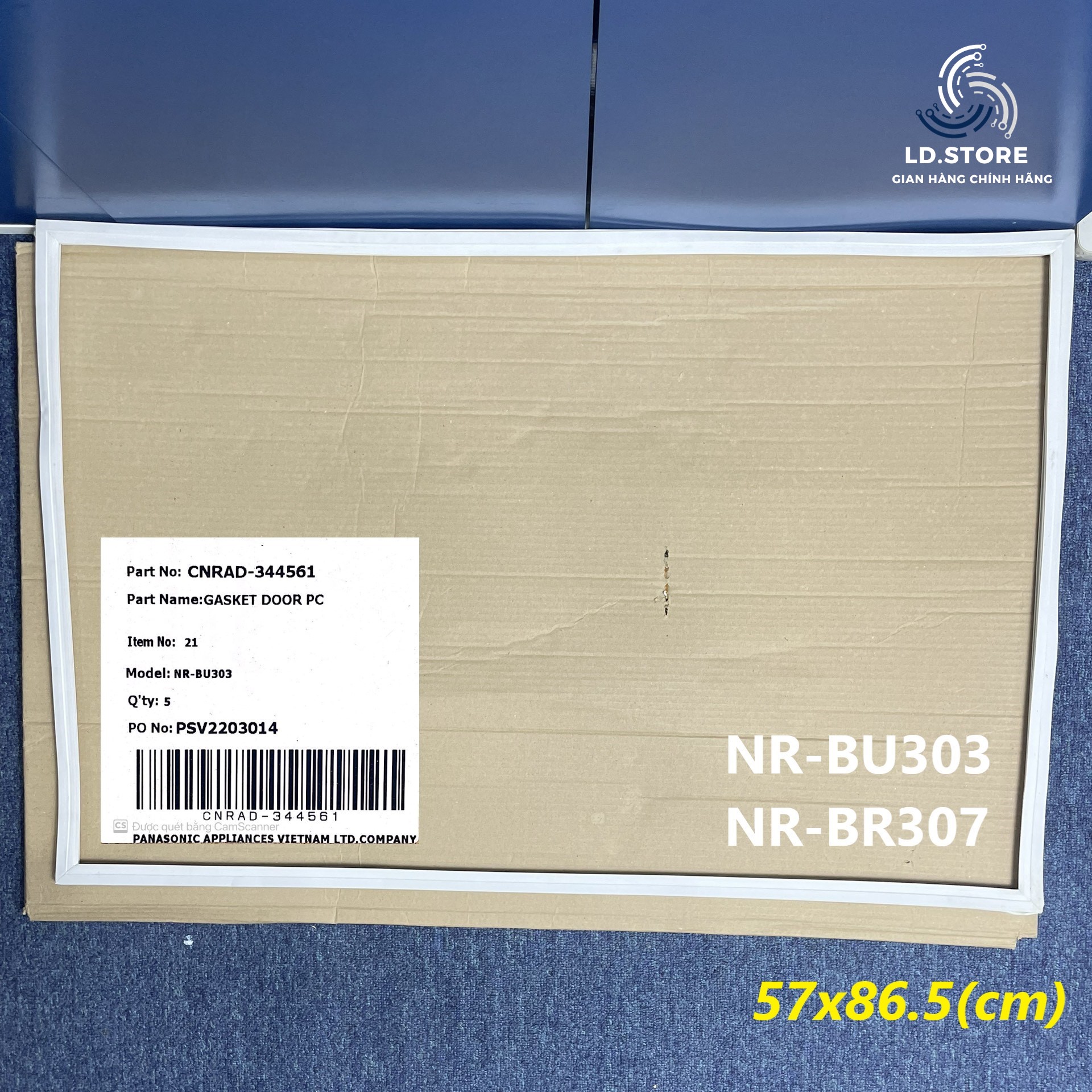 Ron ngăn mát tủ lạnh Panasonic NR-BU303/ NR-BR307 (Hàng chính hãng)