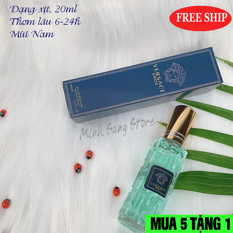 COMBO 2 CHAI NƯỚC HOA NAM BLUE+ VESACE EROS 20ML