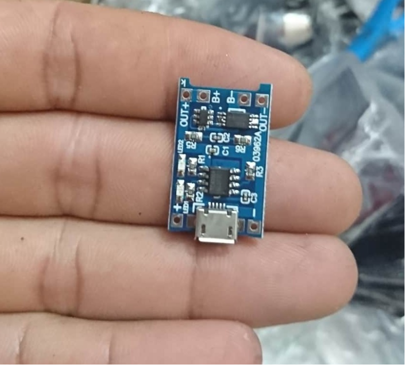 Mạch Sạc 1S Pin Li-Ion 18650 Tp4056 V2 (Có Bảo Vệ).