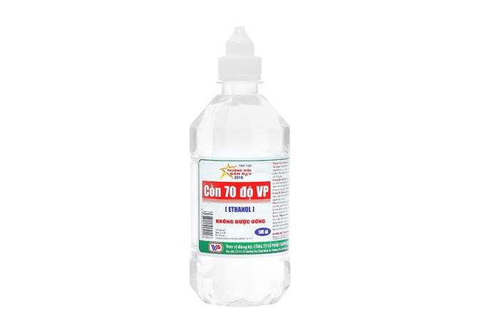 [HCM] Cồn Sát Khuẩn Y Tế Vĩnh Phúc chai 500ml và 1000ml (1 lít)