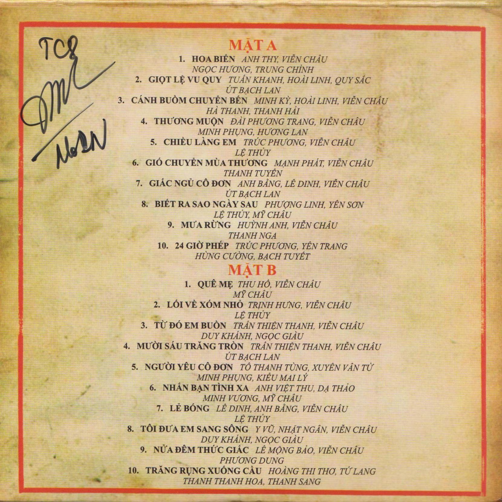 bộ 6 đĩa cd Tân Cổ 7,8,9