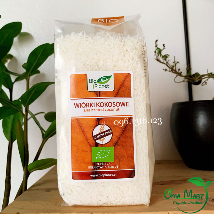 Vụn dừa hữu cơ Bio Planet 200g