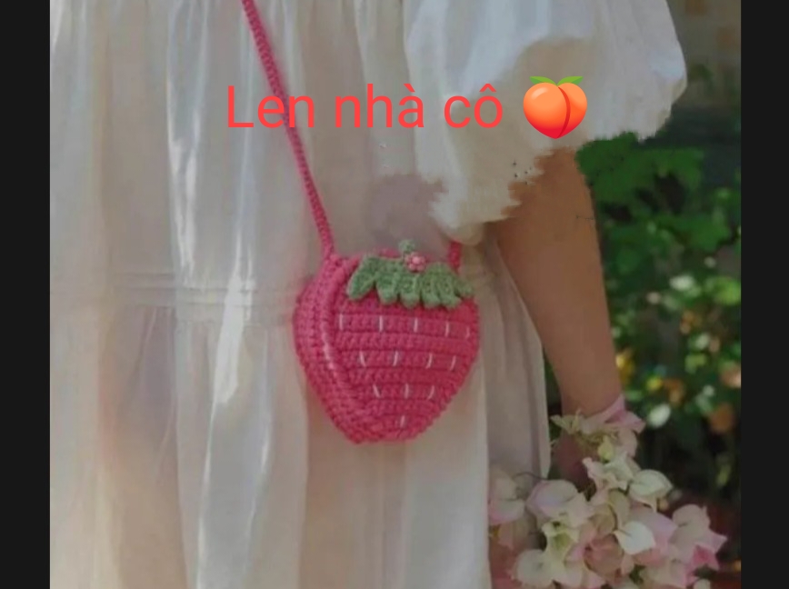 TÚI ĐEO CHÉO HÌNH QUẢ DÂU